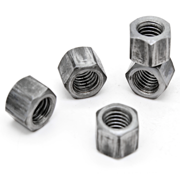 M6 Plain Natural Carbon Steel B7 White Zinc Plated Stainless Steel 304 316 B8M Yellow Zinc Black Oxide Thick Hex Nuts